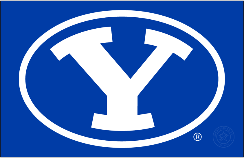 Brigham Young Cougars 2016-Pres Alt on Dark Logo diy DTF decal sticker